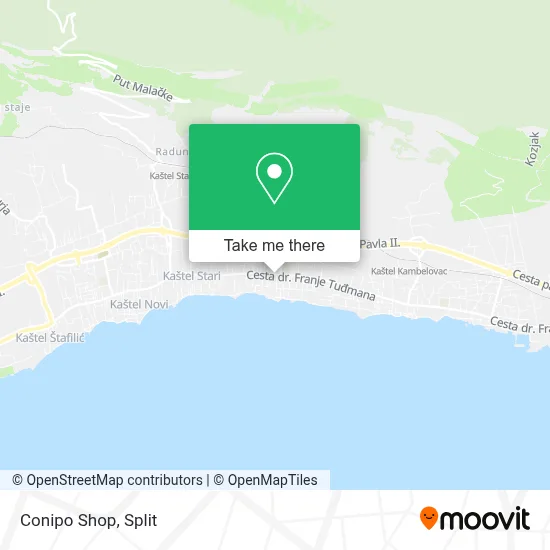 Conipo Shop map