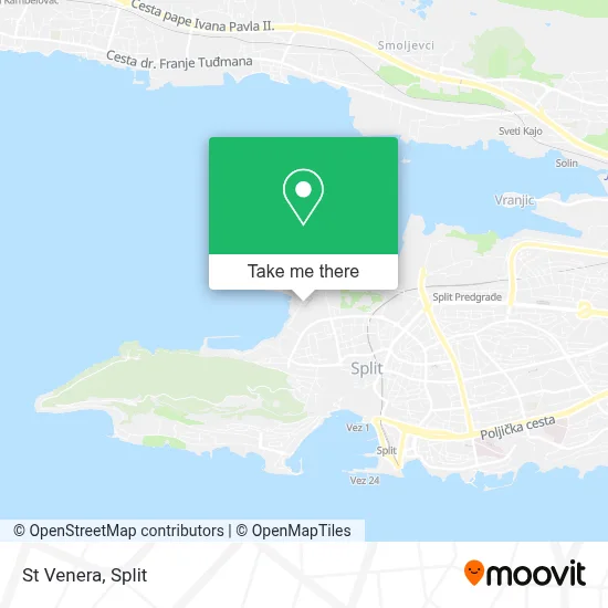 St Venera map