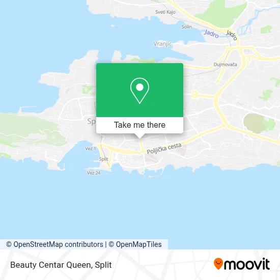 Beauty Centar Queen map