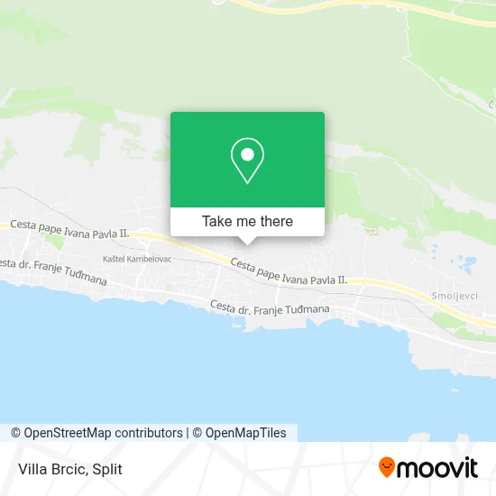Villa Brcic map