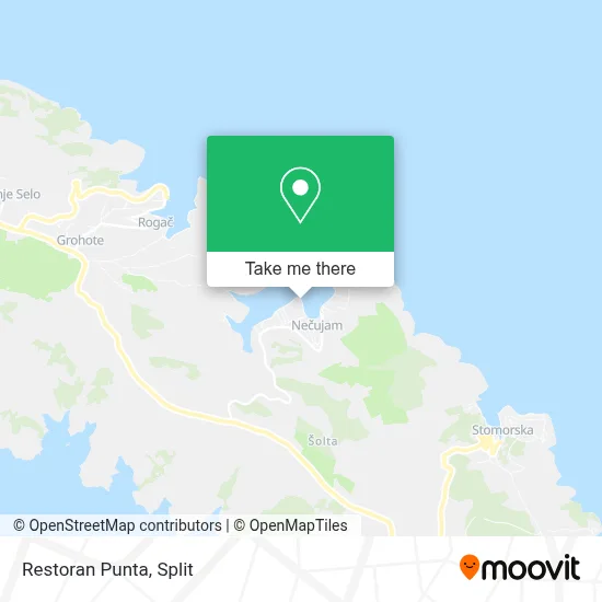 Restoran Punta map