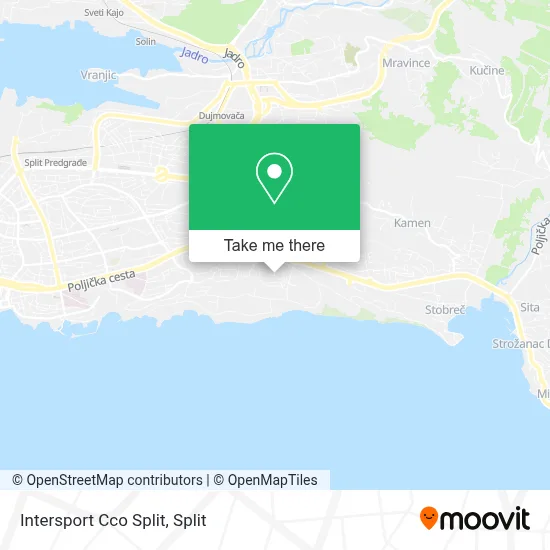 Intersport Cco Split map