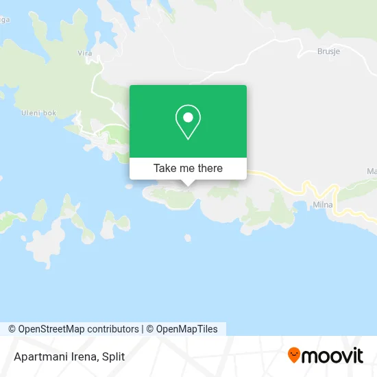 Apartmani Irena map