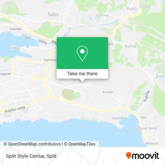 Split Style Centar map