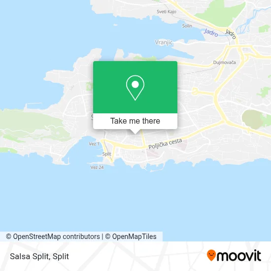 Salsa Split map