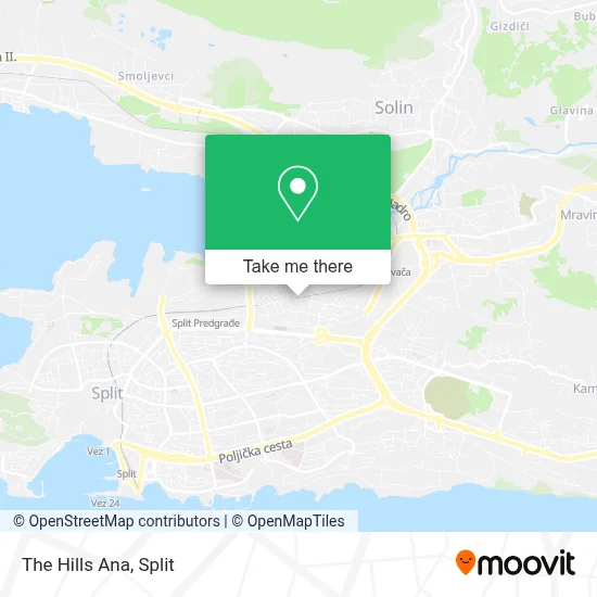 The Hills Ana map