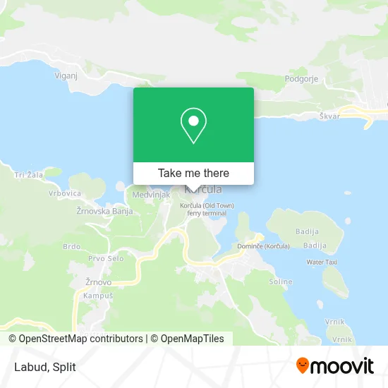 Labud map