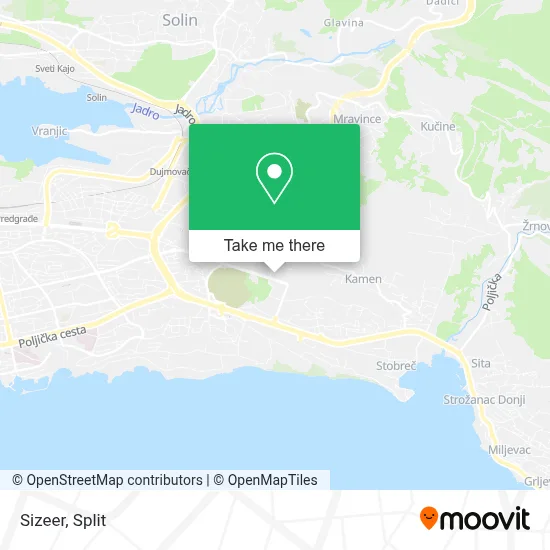 Sizeer map