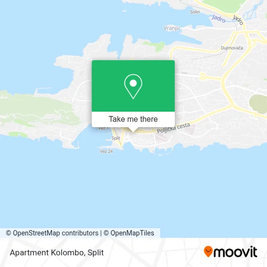 Apartment Kolombo map