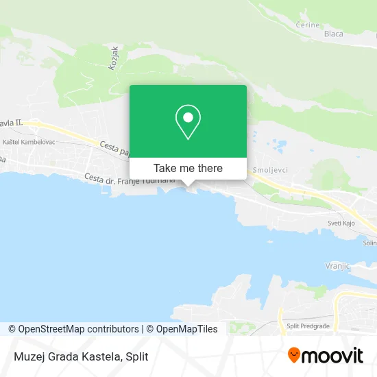 Muzej Grada Kastela map