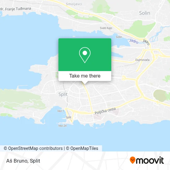 Aš Bruno map