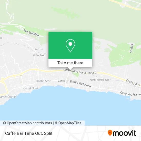 Caffe Bar Time Out map