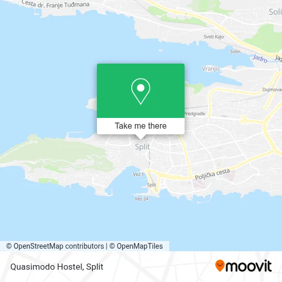 Quasimodo Hostel map