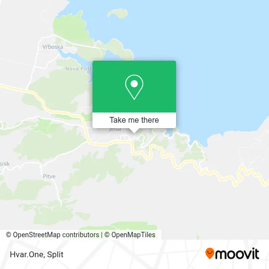 Hvar.One map