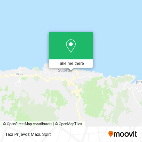 Taxi Prijevoz Maxi map