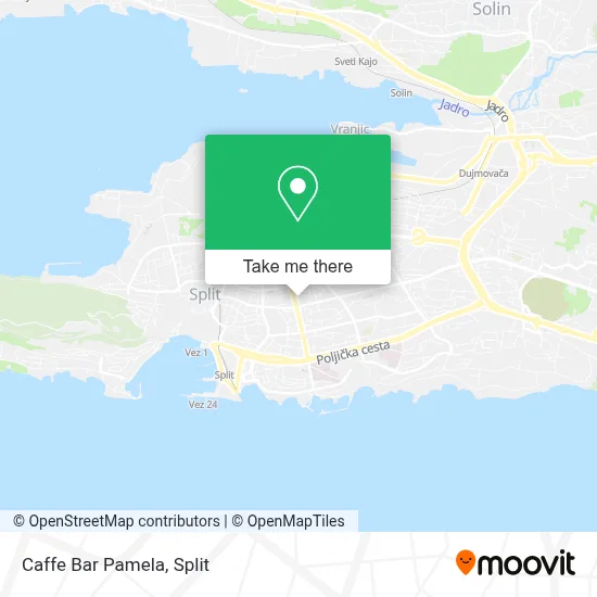 Caffe Bar Pamela map