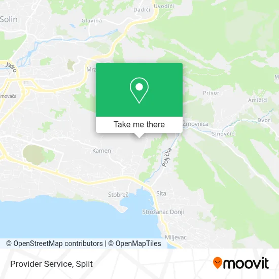 Provider Service map