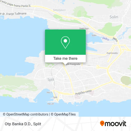 Otp Banka D.D. map