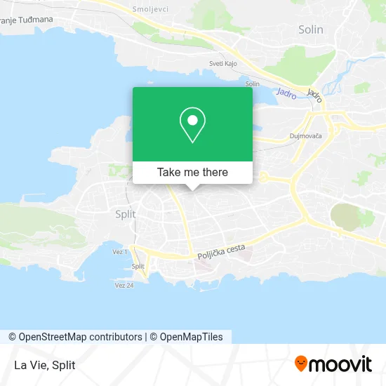 La Vie map