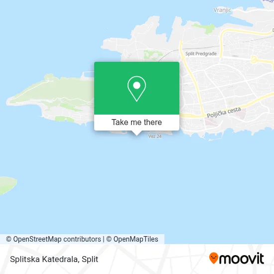 Splitska Katedrala map