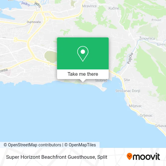 Super Horizont Beachfront Guesthouse map