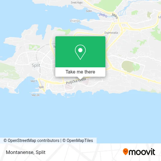 Montanense map