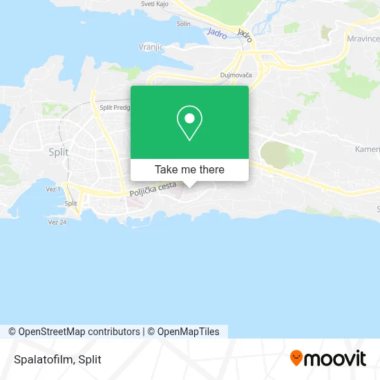 Spalatofilm map