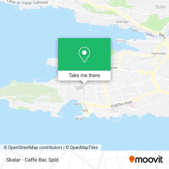 Skalar - Caffe Bar map
