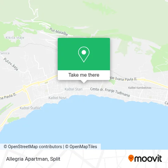 Allegria Apartman map