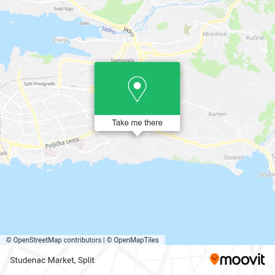 Studenac Market map