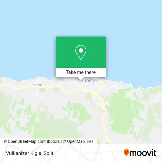 Vulkanizer Kigla map