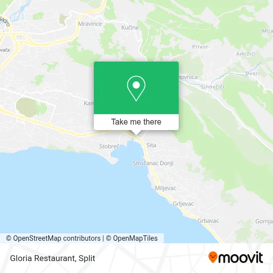 Restaurant Gloria map