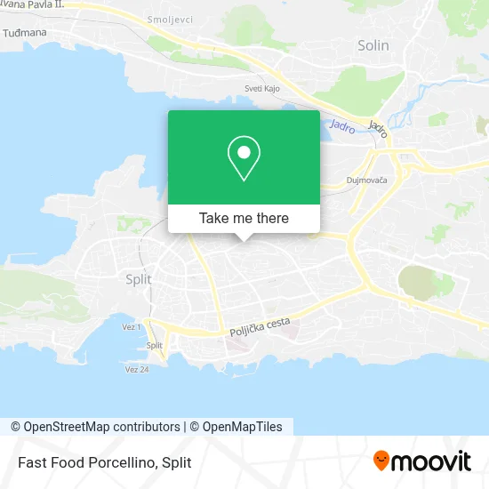 Fast Food Porcellino map