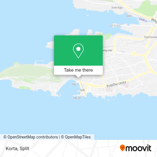 Korta map