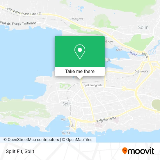 Split Fit map