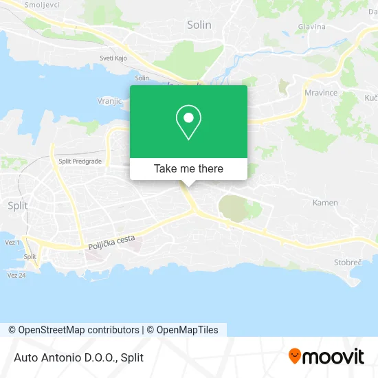 Auto Antonio D.O.O. map