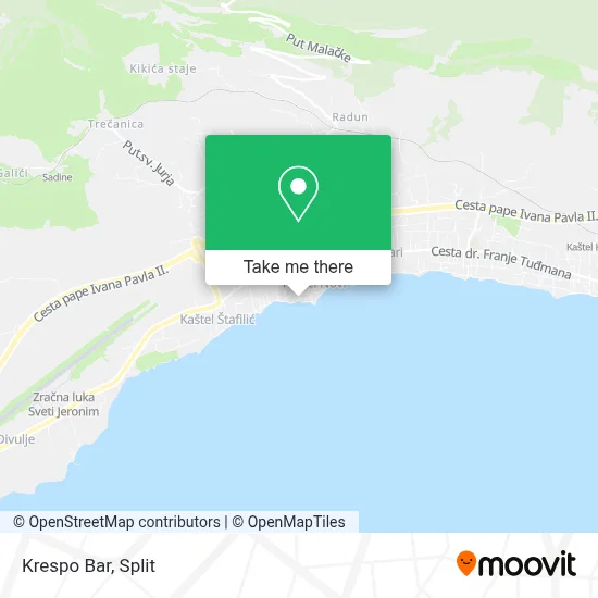 Krespo Bar map