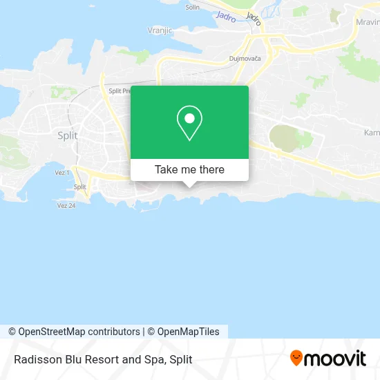 Radisson Blu Resort And Spa map
