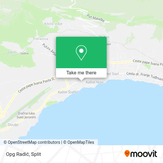 Opg Radić map