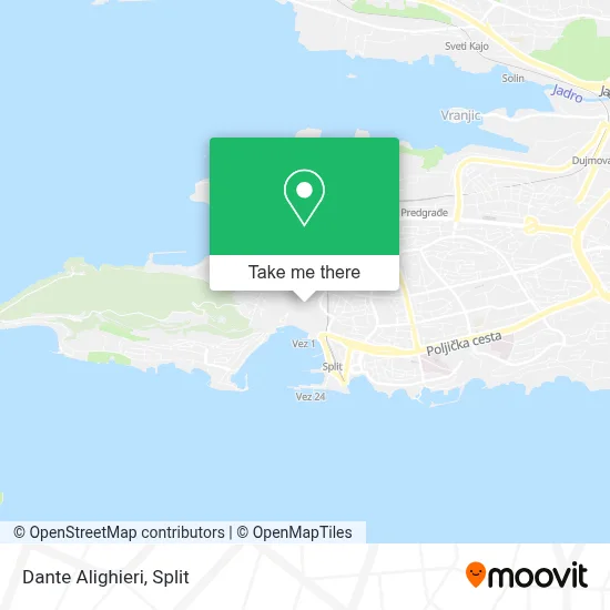 Dante Alighieri map