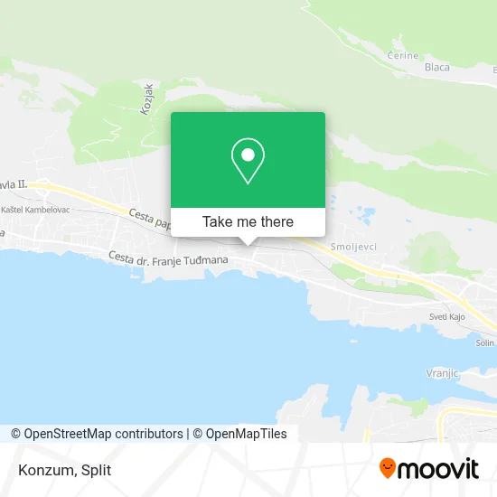 Konzum map