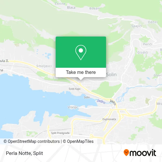 Perla Notte map