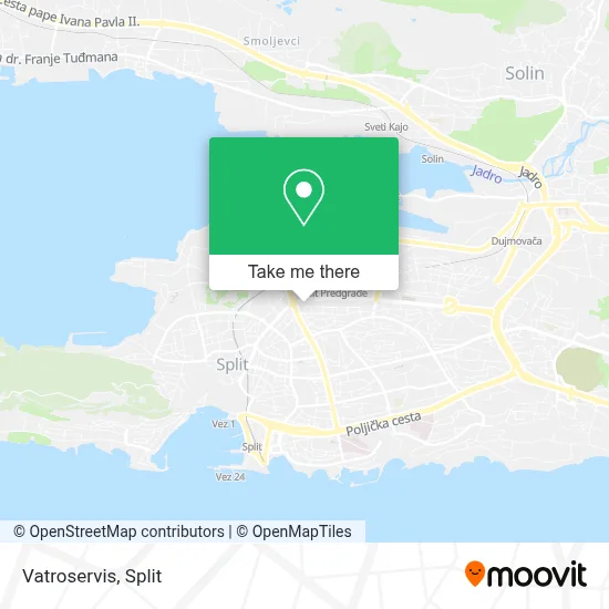 Vatroservis map