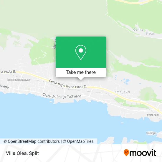 Villa Olea map