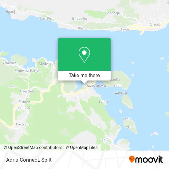 Adria Connect map