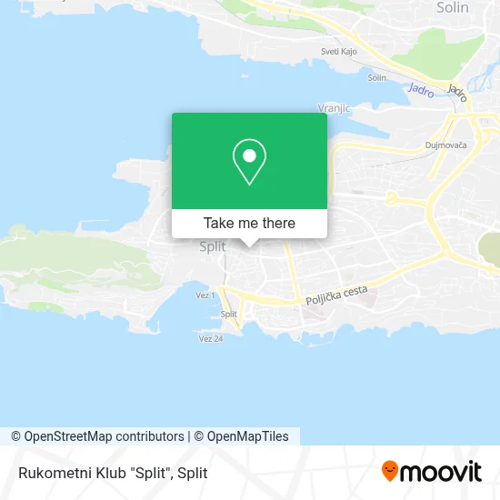Rukometni Klub "Split" map