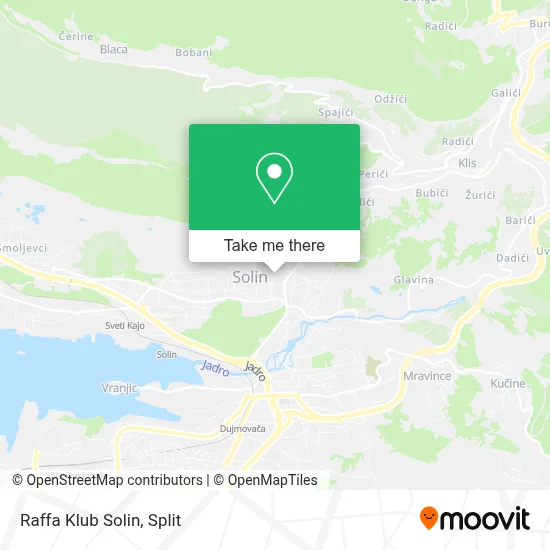Raffa Klub Solin map