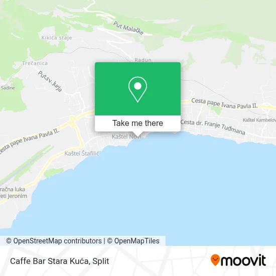 Caffe Bar Stara Kuća map
