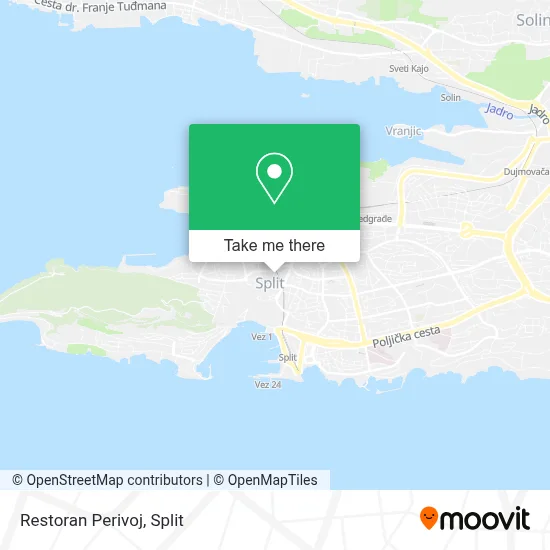 Restoran Perivoj map