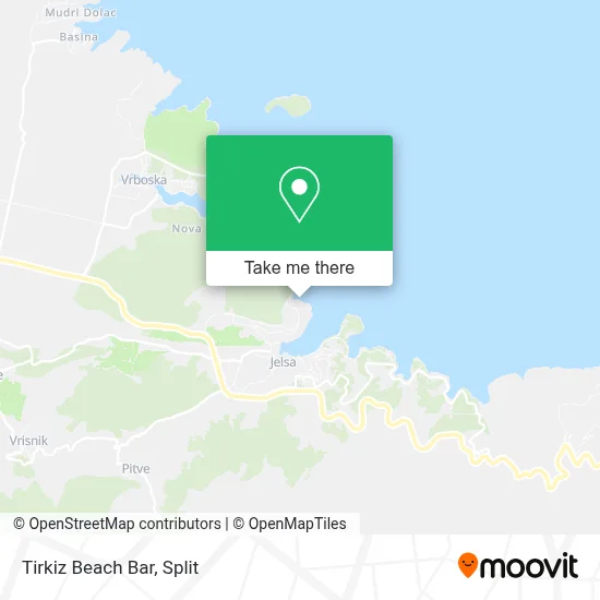 Tirkiz Beach Bar map